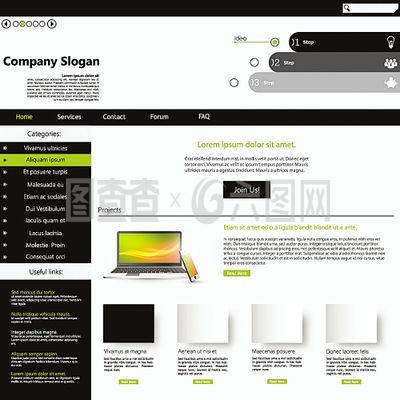 极简主义外国网站设计在计算机维修服务中的运用